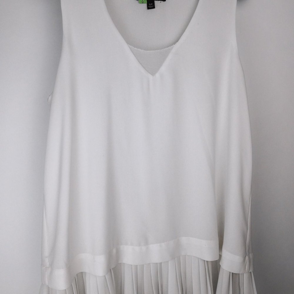 Business Executive Silk Banana Republic White Blouse